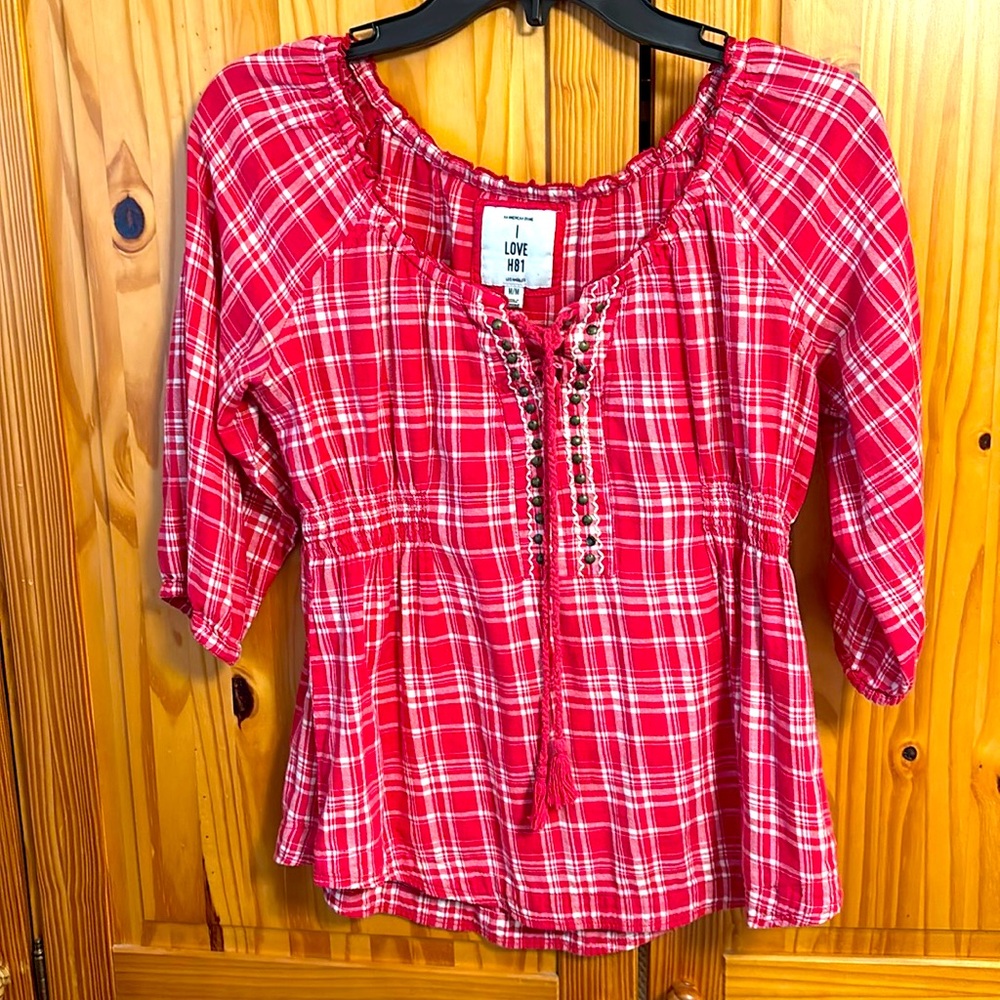 I Love H81 cotton blouse